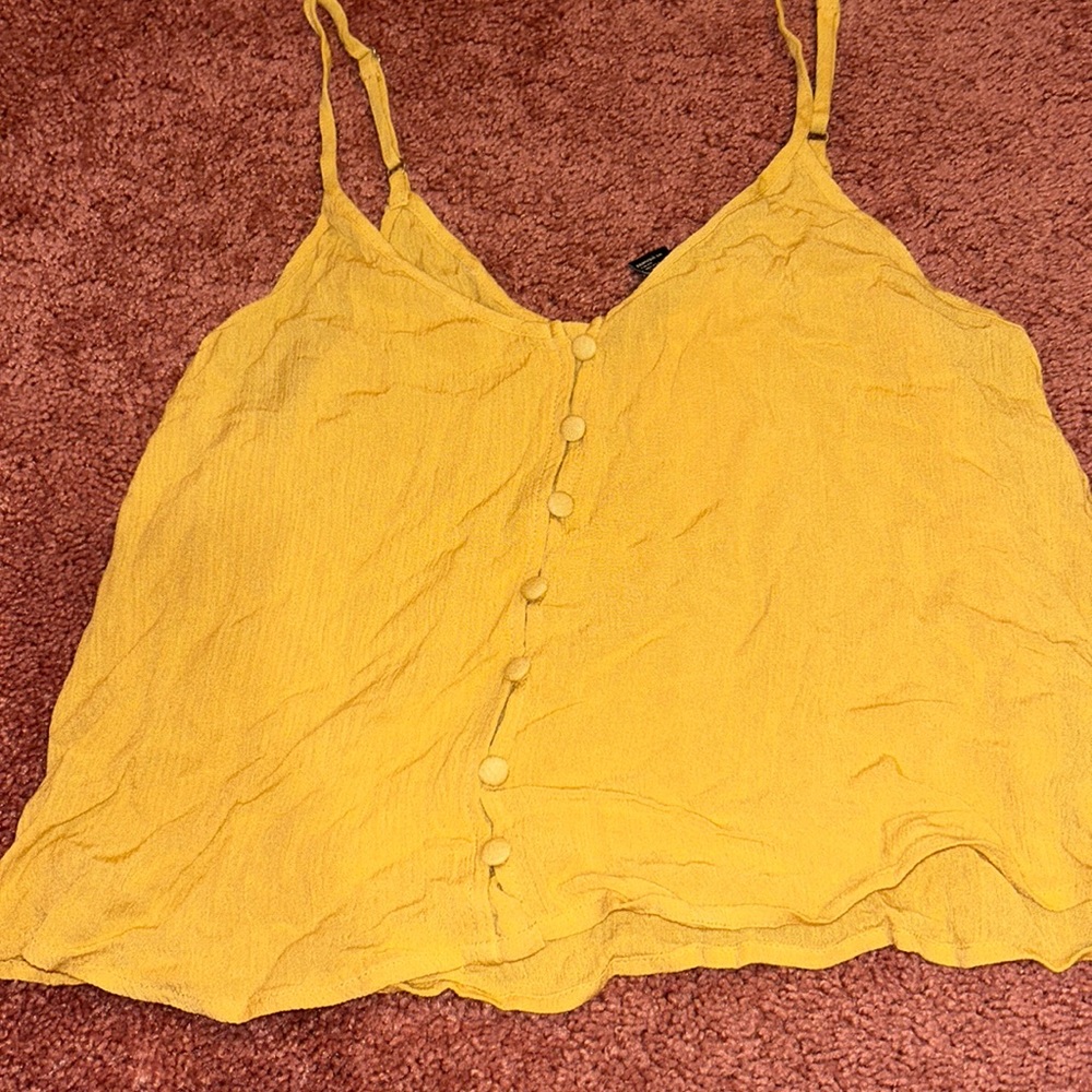 forever 21 yellow top/cami